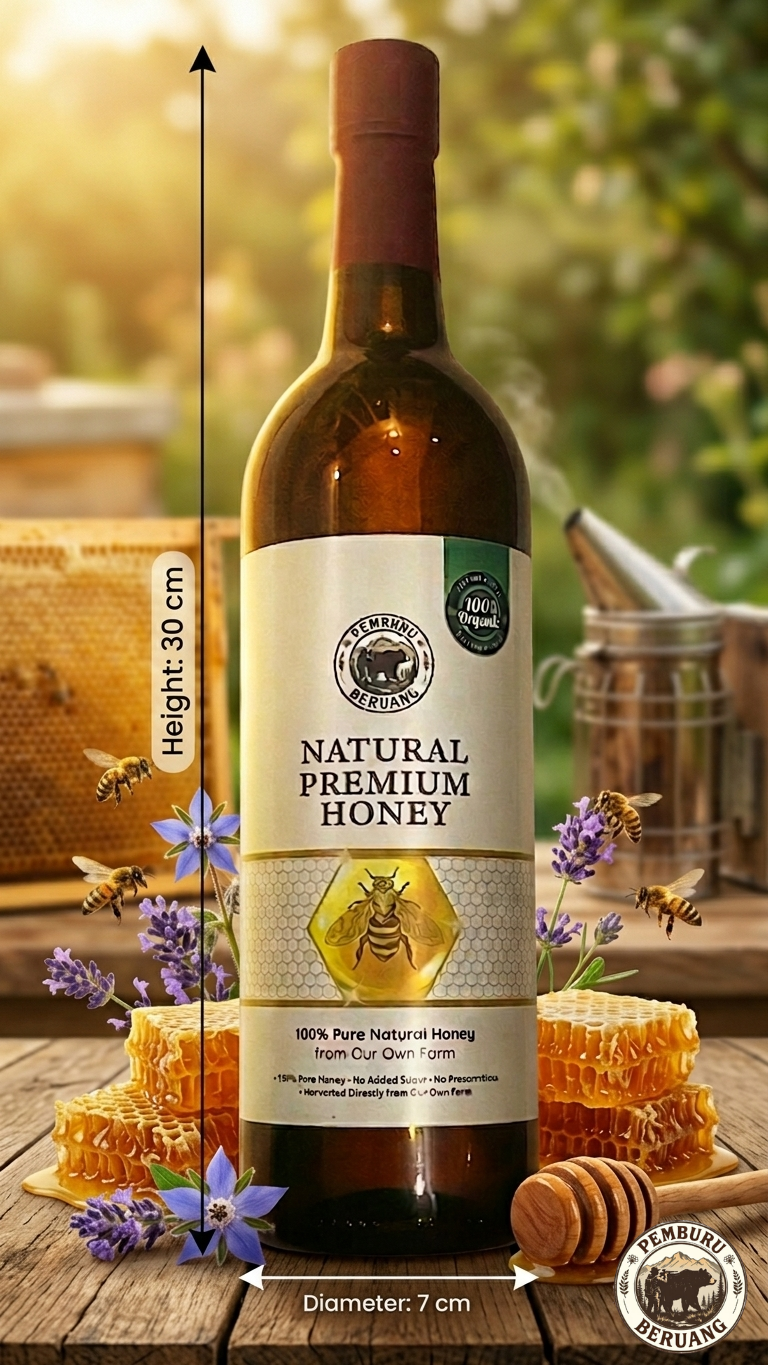 Pemburu Beruang Premium Honey - Natural Raw Forest Honey from Indonesia